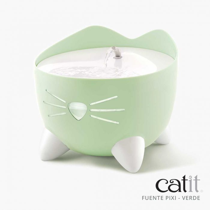 CATIT Pixi Fuente Bebedera Verde Menta