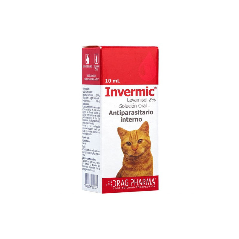 INVERMIC Gotas 10 ml (Gato)