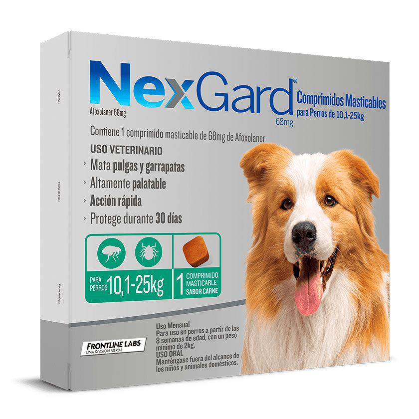 NEXGARD 10 a 25kg (1 comprimido)