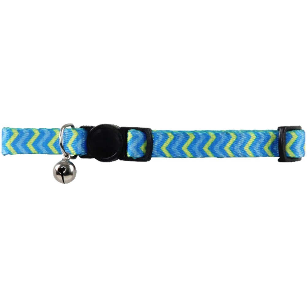 PAWISE Collar Azul Ondas