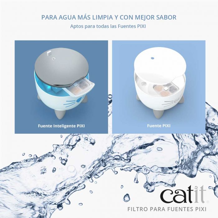 CATIT Pixi Filtro Fuente - 3 Unid.